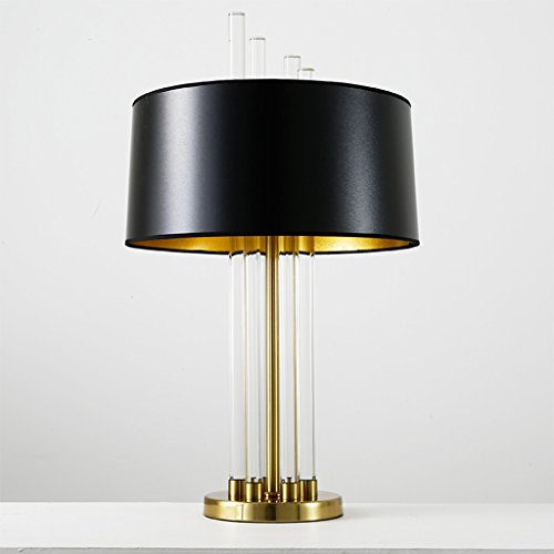 Lámparas de Escritorio Lámparas de Mesa y Mesilla Lámpara cristalina de la manera, lámpara del dormitorio de la lámpara del regalo, lámpara casera, lámpara cristalina del interruptor del botón Ilumina