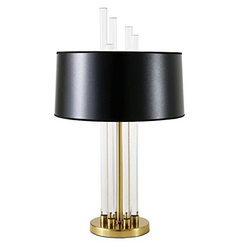 Lámparas de Escritorio Lámparas de Mesa y Mesilla Lámpara cristalina de la manera, lámpara del dormitorio de la lámpara del regalo, lámpara casera, lámpara cristalina del interruptor del botón Ilumina