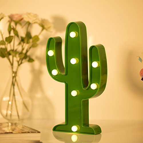 Lámparas decorativas – ZWOOS Decoración Iluminación Lámpara de mesa de luz LED para El Hogar y La Fiesta