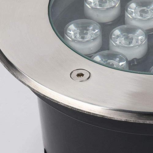 Lámparas solares Patio terraza de iluminación al aire libre luz de la iluminación del paisaje al aire libre Instalaciones al aire libre a prueba de agua enterradas de acero inoxidable EnergySaving lle