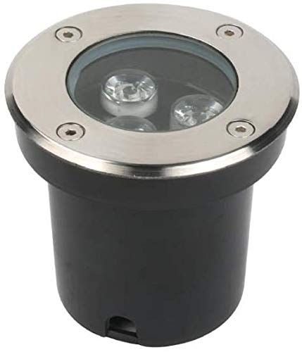 Lámparas solares Patio terraza de iluminación al aire libre luz de la iluminación del paisaje al aire libre Instalaciones al aire libre a prueba de agua enterradas de acero inoxidable EnergySaving lle