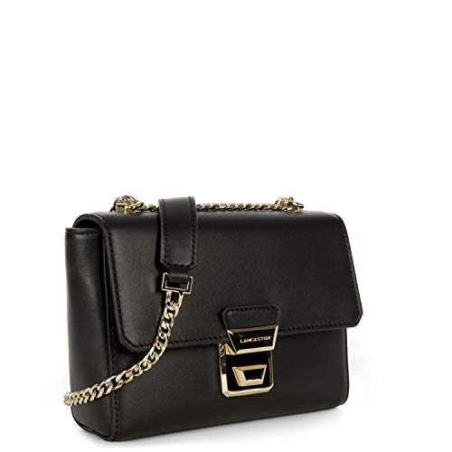 Lancaster Bolso con bandolera Gena Or de piel negra