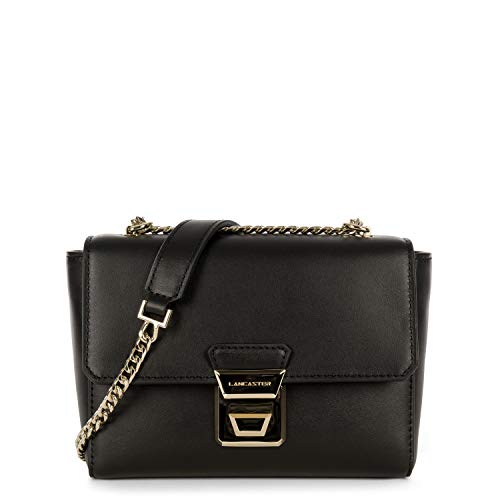 Lancaster Bolso con bandolera Gena Or de piel negra
