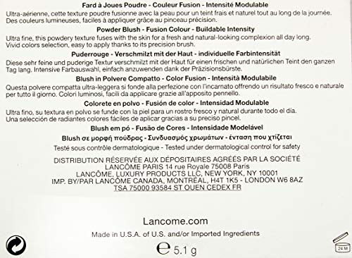 LANCOME Blush SUBTIL Colorete Compacto 145 FIGUE ESPIEGLE 1UN Unisex Adulto, Negro, Estándar