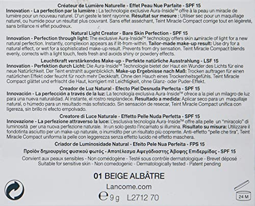 Lancome Teint Miracle Compact #01-Beige Albâtre 9 gr
