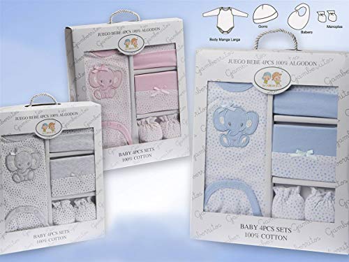 Lanovenanube Gamberritos - Conjunto Primera Puesta 10428 - Color Gris