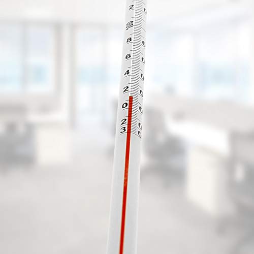 Lantelme Termómetro de vidrio de laboratorio -30 a 200 °C 30cm para la industria y el comercio Termómetro de laboratorio análogo para el bricolaje 4401