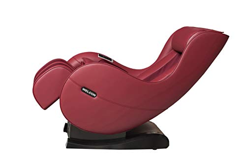 Lanzamiento al mercado WELCON en rojo - sillón de masaje EASYRELAXX en rojo, en forma de L, programas automáticos masaje de amasamiento masaje de golpeteo