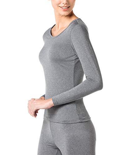LAPASA Camiseta Térmica para Mujer -Brushed Back Fabric Technique- L15