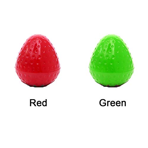 Lápiz labial Labial Brillo labial Maquillaje dulce Sabor Mancha labial Glair Crema hidratante fresa(Rojo)