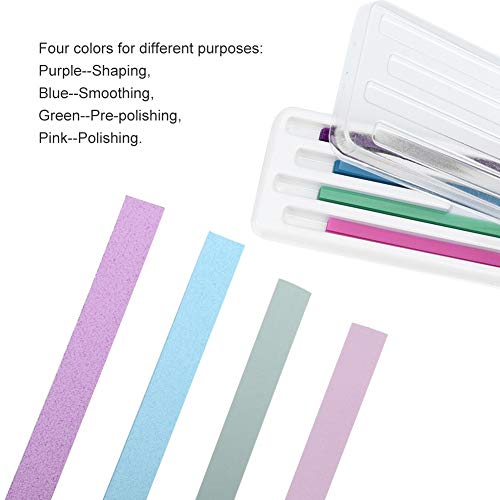 Las tiras dentales-60Pcs / paquete abrasivo dental Tiras de pulido de los dientes de acabado Gloss Contorno dientes Herramientas del kit de bandas de lijado pulido molino Blanqueamiento