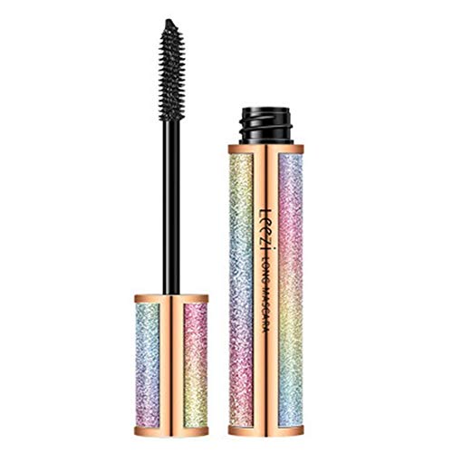 Lash Mascara 4D Natural Impermeable Cepillo Sin acumulaciones Manchas A prueba de manchas Espesante natural Extensión dramática Pestañas voluminosas Alargamiento que dura todo el día para mujeres