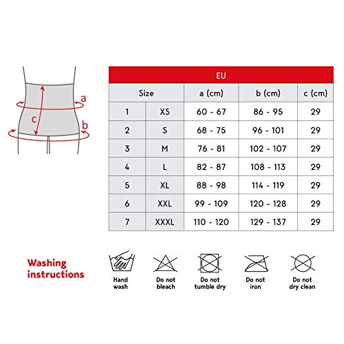 Lauma Medical Cinturón Elástico de Calentamiento para el Alivio y Mitigación del Dolor en la Zona Lumbar, Calentamiento de los Riñones, Cintura Térmica con Abrazadera Elástica
