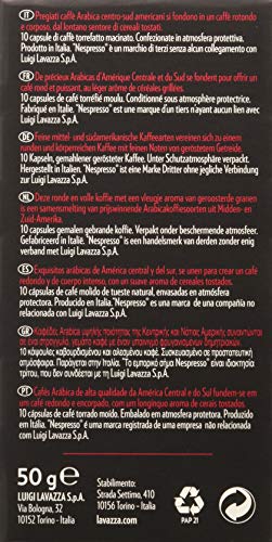 Lavazza Cápsulas de Café Compatibles Nespresso Espresso Armonico, Paquetes de 10 x 10 Cápsulas (Total: 100 Cápsulas)
