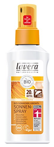 Lavera Sun Sun Spray SPF 20 - Paquete de protector solar resistente al agua 1er (1 x 125 ml)