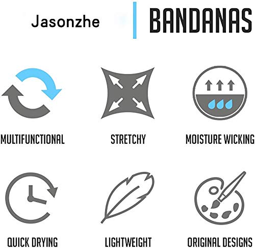 Lawenp Lavable Neck Gaiter Windproof Mask Bandana, Bandanas Outdoors Festivals Sports, Mouth Face Cover Scarf Reusable Headwrap for Outdoors CyclingA 10X12Inch