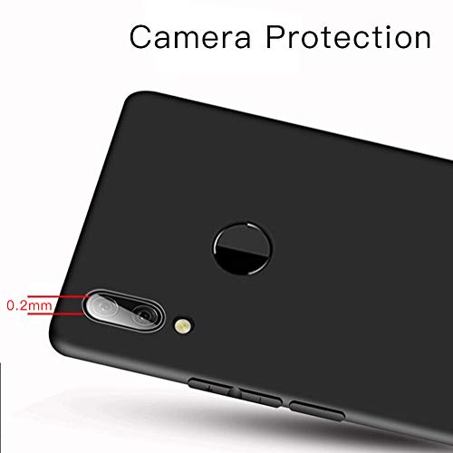 LAYJOY Funda Xiaomi Redmi 7/Redmi S3, Ligera Carcasa Silicona Suave TPU Gel Bumper Case de Protectora [Antideslizante] [Anti-Golpes] Cover para Xiaomi Redmi 7/Redmi S3 (2019) 6.26 Pulgadas -Negro