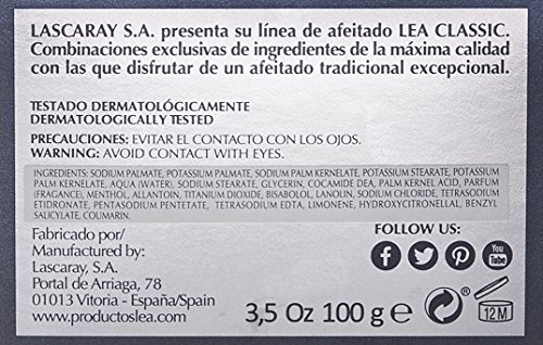 Lea Classic Jabón de Afeitar - 100 ml