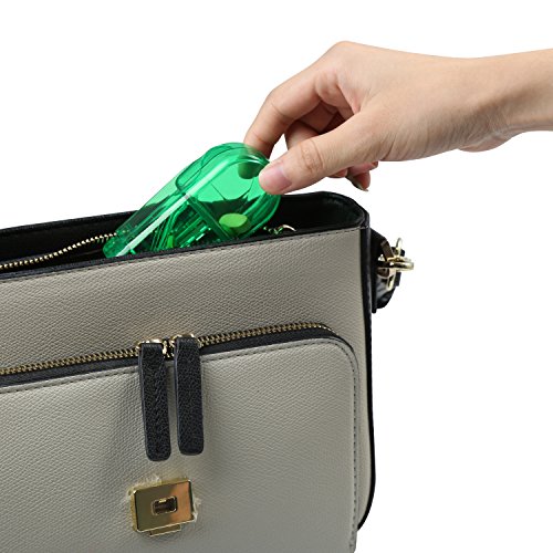 LEADSTAR Píldora Cortador, 2pcs Medicina Tablet Píldora Cortador Divisor con Compartimiento de Almacenamiento Caja (Verde+ Claro)