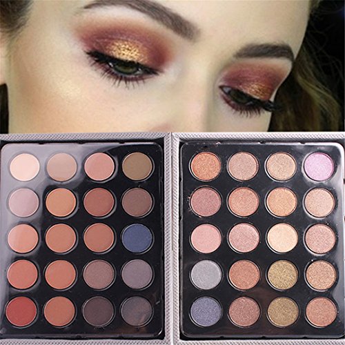 LEAMALLS 132 Colores Profesional Cosmético Maquillaje Paleta De Sombras paleta de sombra de ojos perlizada, Sombra de Ojos con Ceja Polvos Prensados, Polvo y Rubor Brillo labios Maquillaje De Ojos #N1