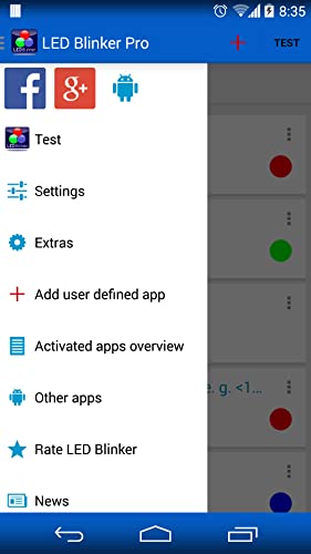 LED Blinker Notifications