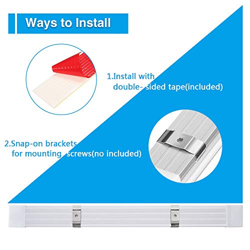 LED Interni Auto，AUDEW 72LEDs 12V 34.5cm Luci per Auto Interni Interruttore Striscia LED Decorazioni per Camper, Illuminazione Interna ,Plafoniera etc