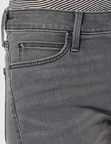 Lee Elly Vaqueros, Gris (Grey Used Clay Ba), W26/L33 para Mujer
