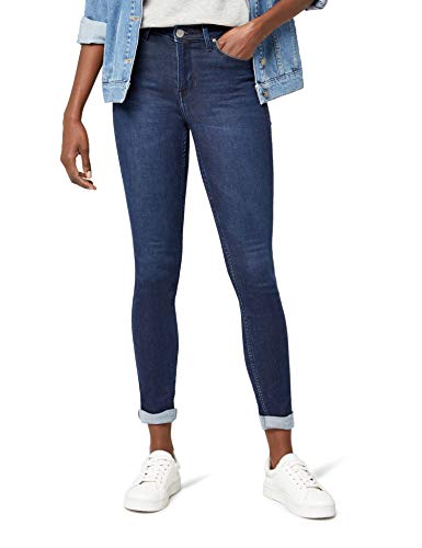 Lee Scarlett High Vaqueros, Polished Indigo KD, 24W / 31L para Mujer