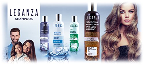 Leganza Champú Micelar Probiótico PM™ Yogurt - Sin Sulfatos y Sin Parabenos - Para Restauración Intensiva Del Cabello