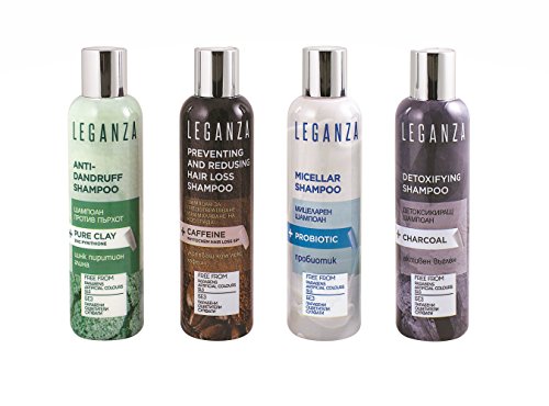 Leganza Champú Micelar Probiótico PM™ Yogurt - Sin Sulfatos y Sin Parabenos - Para Restauración Intensiva Del Cabello