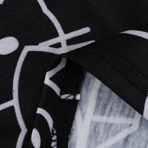 Leggings Deporte Mujer Sexy, Mujer Pantalones Anchos Casual Moda Pantalones con Cordones de impresión Gato antalón Yoga Jogging Deportivos Grandes Polainas Fitness Activewear (Negro, L)