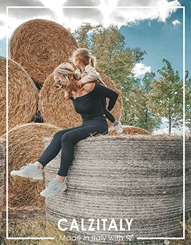 | LEGGINGS PUSH UP | MALLAS REDUCTORAS |LEGGINGS MODEADORES | S, M, L | NEGRO | CALCETERIA ITALIANA | (Negro, XS)