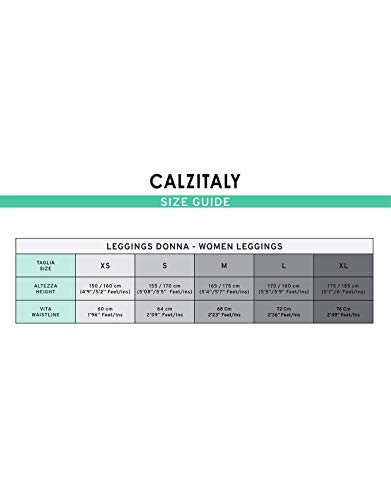 | LEGGINGS PUSH UP | MALLAS REDUCTORAS |LEGGINGS MODEADORES | S, M, L | NEGRO | CALCETERIA ITALIANA | (Negro, XS)