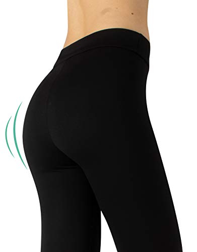 | LEGGINGS PUSH UP | MALLAS REDUCTORAS |LEGGINGS MODEADORES | S, M, L | NEGRO | CALCETERIA ITALIANA | (Negro, XS)