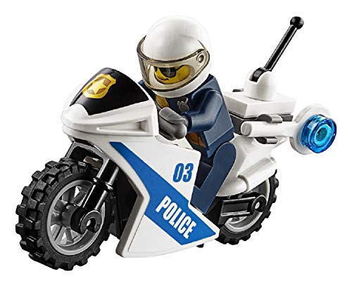 LEGO City - Centro de Control Móvil, Juguete de Policía de Construcción con Camión, Coche y Moto para Niños y Niñas de 6 a 12 Años, Incluye Figura de Perro (60139)