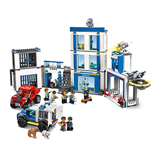 LEGO City Police - Comisaría de policía, juego de construcción, incluye celda de juguete, para niños y niñas a partir de 6 años (60246) , color/modelo surtido
