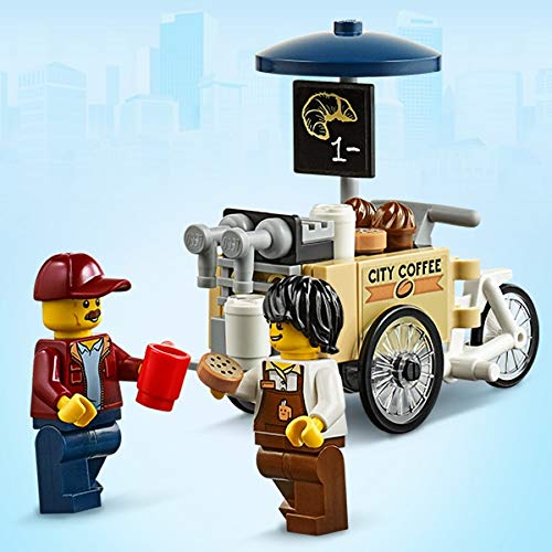 LEGO City Town - Inauguración de la Tienda de Dónuts Set de construcción con Tiendas de Juguete y Vehículos, Novedad 2019 (60233)