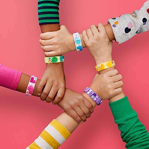 LEGO DOTS Bracelets Megapack para Pulseras Cuentas de Joyería Set de 5, Regalos para el Mejor Amigo Arte y Manualidades para Niños, color surtido (Lego ES 41913)