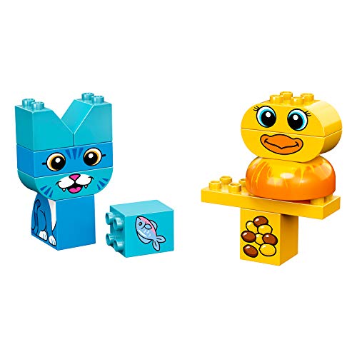 LEGO DUPLO - Primer Puzzle de Mascotas, Juguete Preescolar Creativo de Construcción con Piezas de Colores para Niños y Niñas de 1 Año y Medio a 3 Años (10858)