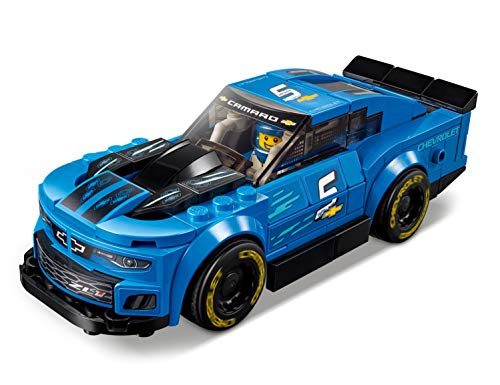 LEGO Speed Champions - Deportivo Chevrolet Camaro ZL1, juguete divertido de construcción de coche deportivo de carreras (75891)