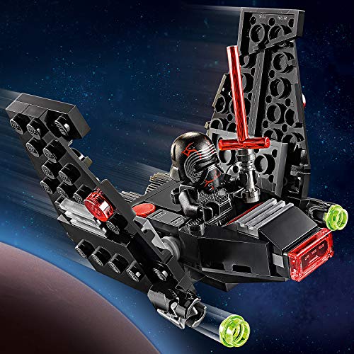 LEGO Star Wars - Microfighter: Lanzadera de Kylo Ren, Set de Construcción de Nave con Alas Plegables, Juguete de La Guerra de las Galaxias Episodio 9: El Ascenso de Skywalker (75264)