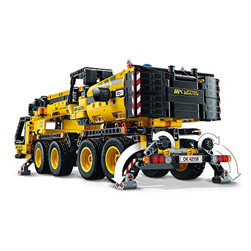 LEGO Technic - Grúa Móvil, Set de Construcción de Vehículo de Obra de Juguete con Brazo Móvil, Recomendado a Partir de 10 Años (42108) , color/modelo surtido