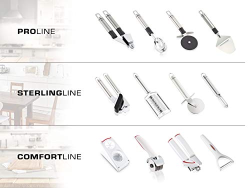 Leifheit Cut - Cortaláminas de plástico, 33.5 cm, Color Blanco