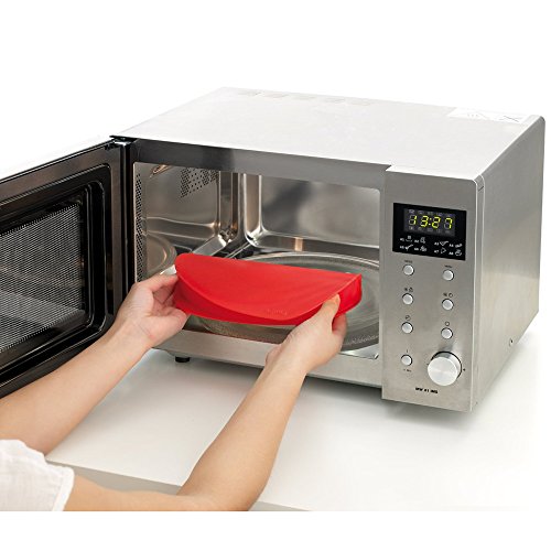 Lékué - Recipiente para cocinar tortillas francesas en microondas, color rojo