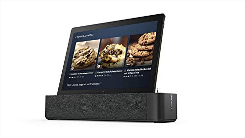 Lenovo Smart TabM10 - Tablet 10.1" HD con Amazon Alexa integrada (Snapdragon 450, 2 GB de RAM, Memoria Interna 32GB, Android 8.0) Color Negro + Altavoz Dolby Atmos Incluido