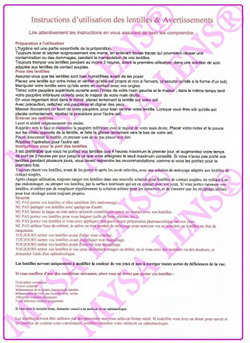 Lentillas de color avellana, sin corrección, 12 meses de uso, incluye solución multifunción para lentillas (10 ml), estuche (color aleatorio), pinza y aplicador