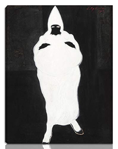 Leon Spilliaert Estirado Giclee Imprimir en lienzo-Pinturas famosas Arte fino Póster-Reproducción Decoración de pared Listo para colgar(Dominoes Le DominoCardon Gouache Mel Pasteles Y Rimel)#NK