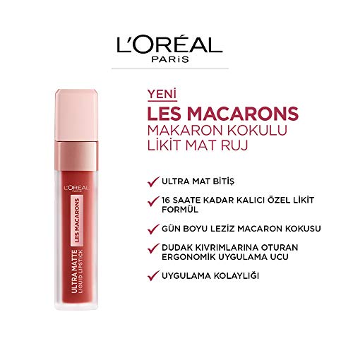 Les Macarons - liquid lipstick ultra matte n. 818 Dose Of Rose