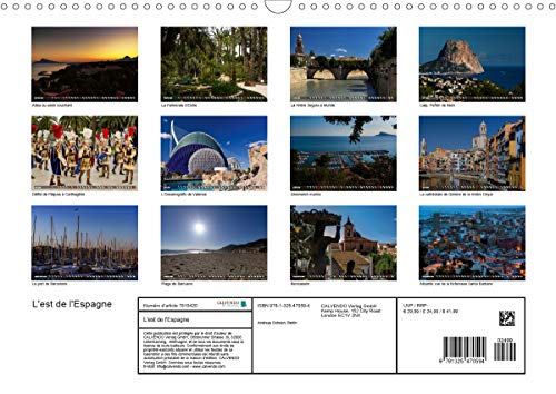 L'est de l'Espagne (calendrier mural 2020 din a3 horizontal) - impressions de la costa brava a la co (Calvendo Places): Impressions de la Costa Brava à la Costa Blanca (Calendrier mensuel, 14 Pages )