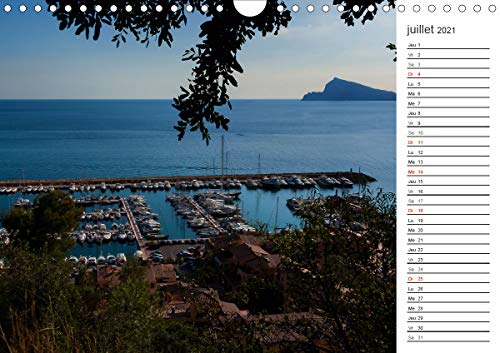 L'est de l'Espagne (calendrier mural 2021 din a4 horizontal) - impressions de la costa brava a la co: Impressions de la Costa Brava à la Costa Blanca anniversaire, 14 Pages) (CALVENDO Places)